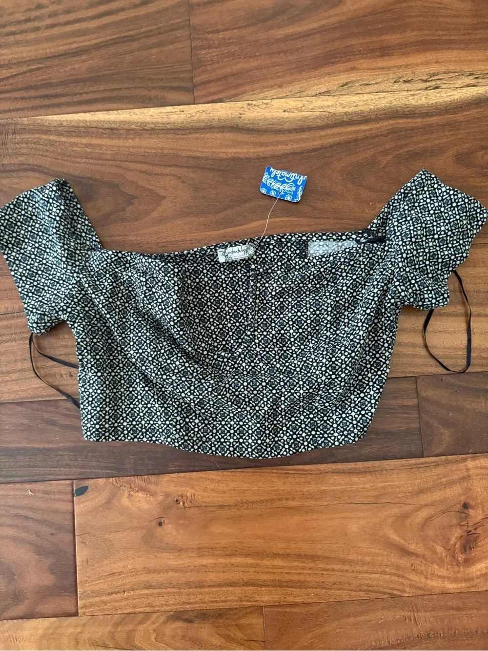 NWT Free People Intimately Lucky Now off-the-shoulder brami crop top S